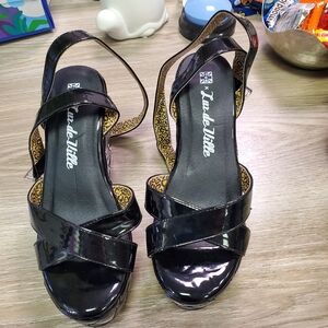 Lux deVille T.U.K Black Patent Sandals